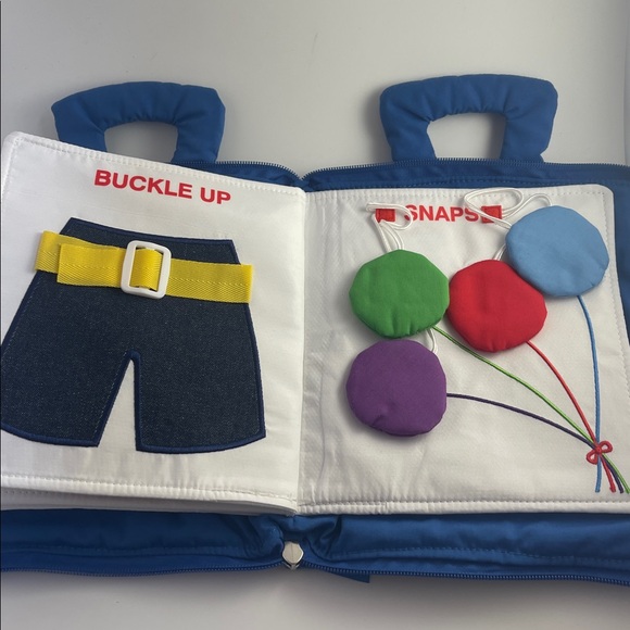 Toddler My Quiet Book Soft Busy Book for Travel - Picture 6 of 12